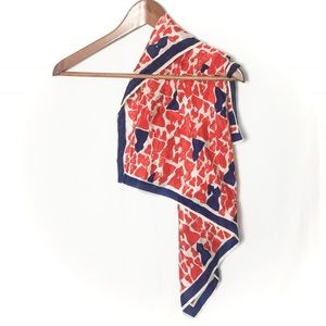 True vintage signed Vera mid century modern scarf